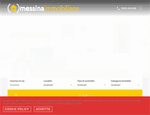 Tablet Screenshot of messinaimmobiliare.it